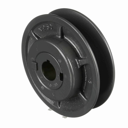 Browning 1 Groove Cast Iron Finish Bore Fhp Variable Pitch Sheave, 1VP50X7/8 1VP50X7/8